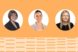 Kim Nash, Alison Hatcher and Venetia Trayhurn